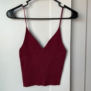 LA Hearts Maroon Tank Top